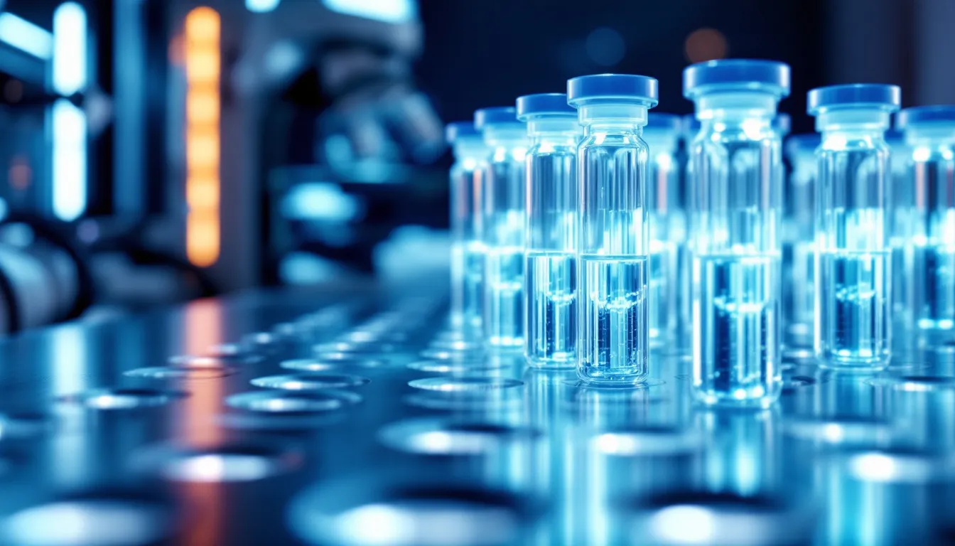 A close-up of blood test vials used for testing athletes' health.