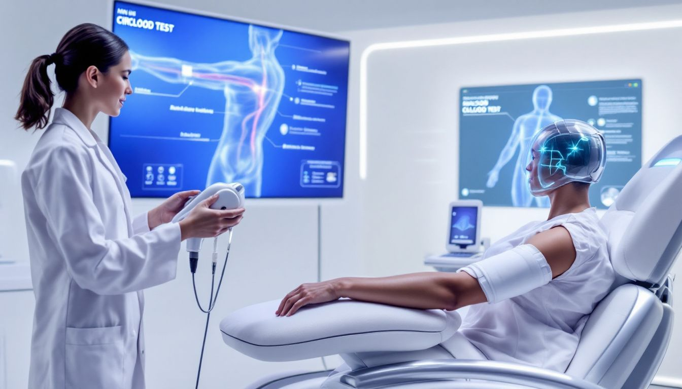 A patient undergoing a blood test.