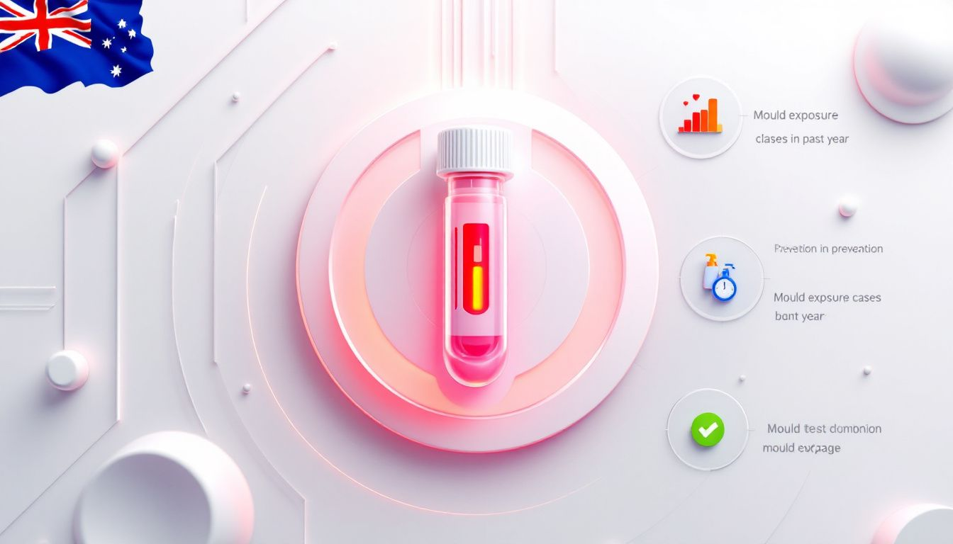 A blood test kit for mould exposure in Australia.