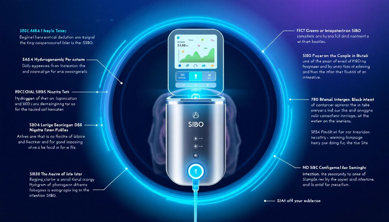 A breath test kit used for diagnosing SIBO.