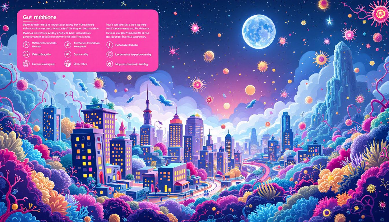 A healthy gut illustration emphasizing the importance of maintaining gut health after SIBO treatment.