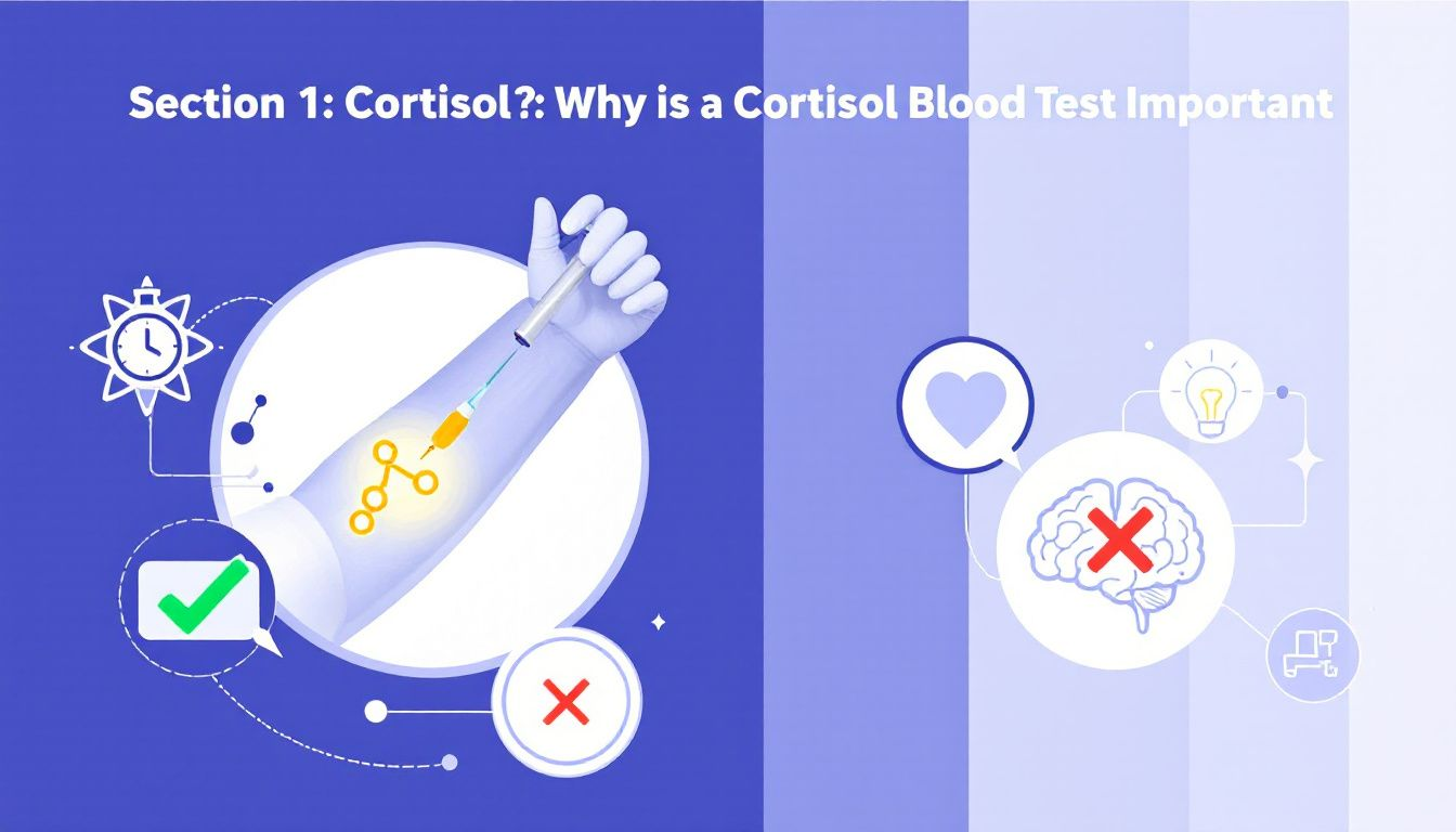 A detailed explanation of what a cortisol blood test is.