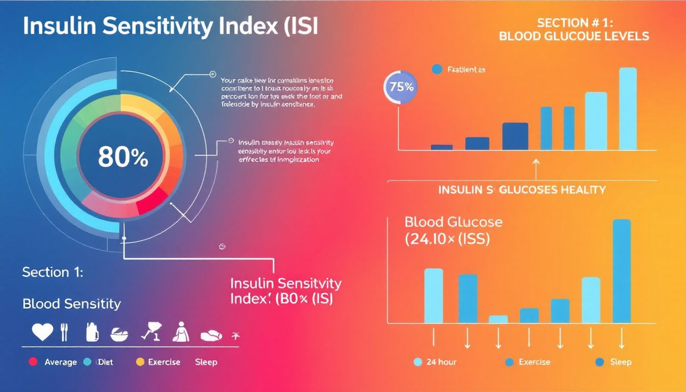 An infographic interpreting insulin sensitivity test results.