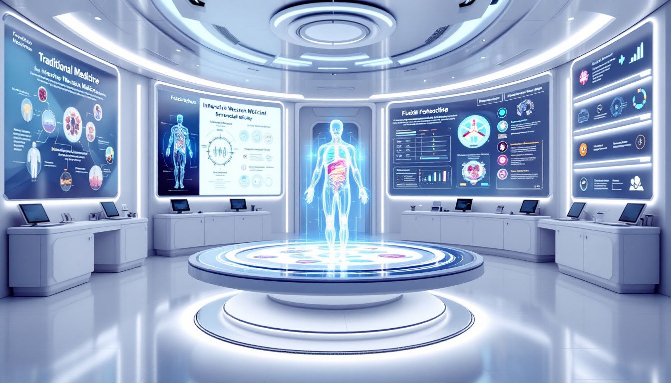 A visual representation of functional medicine focusing on personalized care.