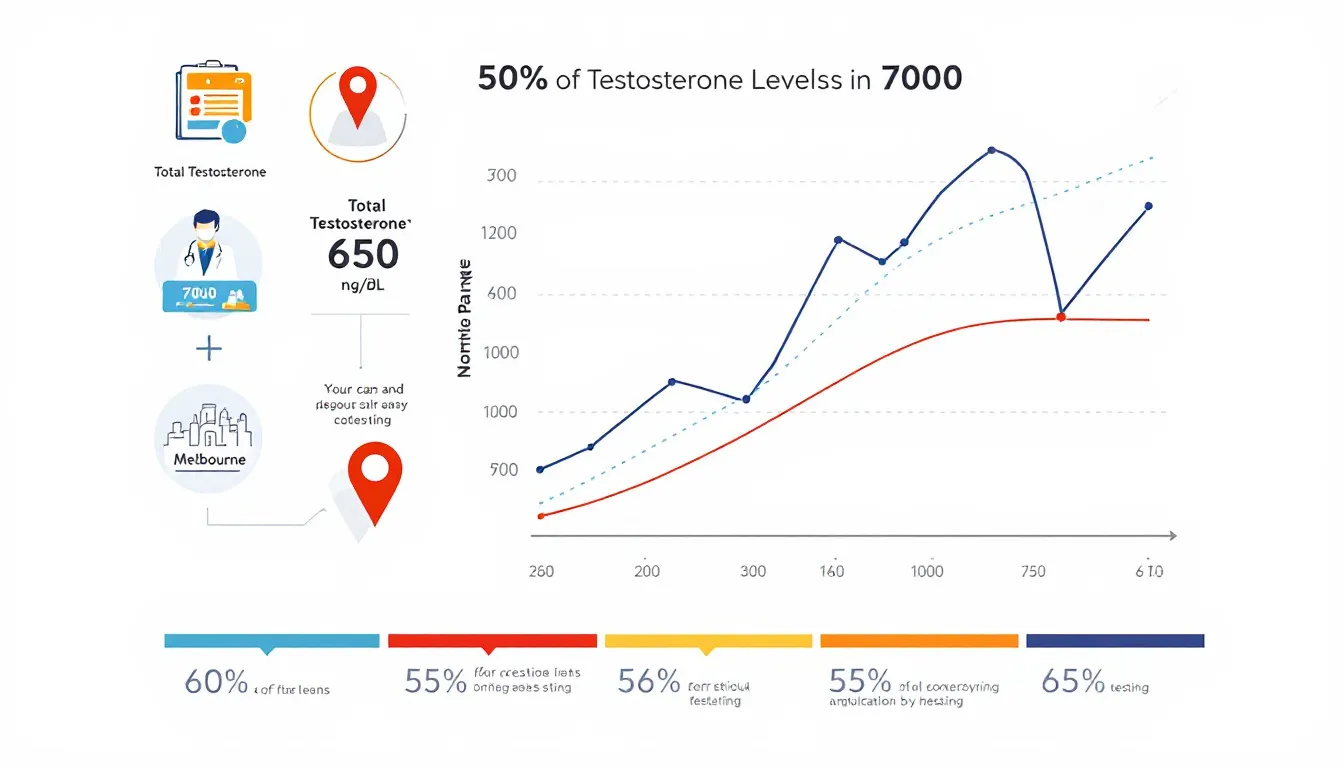 A graph showing testosterone levels, illustrating the interpretation of testosterone levels.