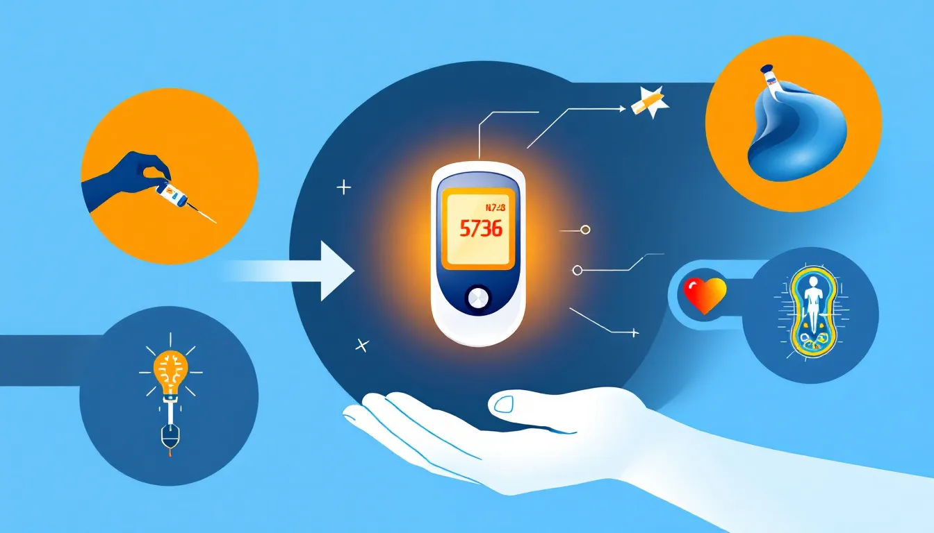 A visual representation of the fasting glucose test process and its significance.