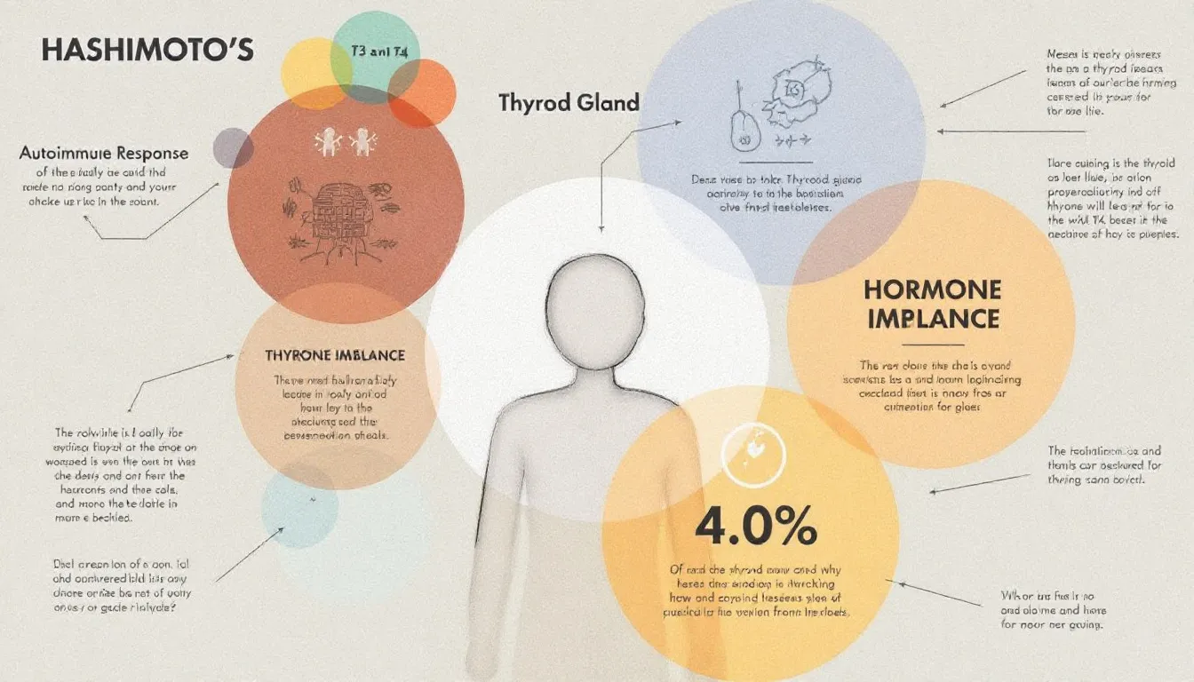 A person managing daily life with Hashimoto's disease.
