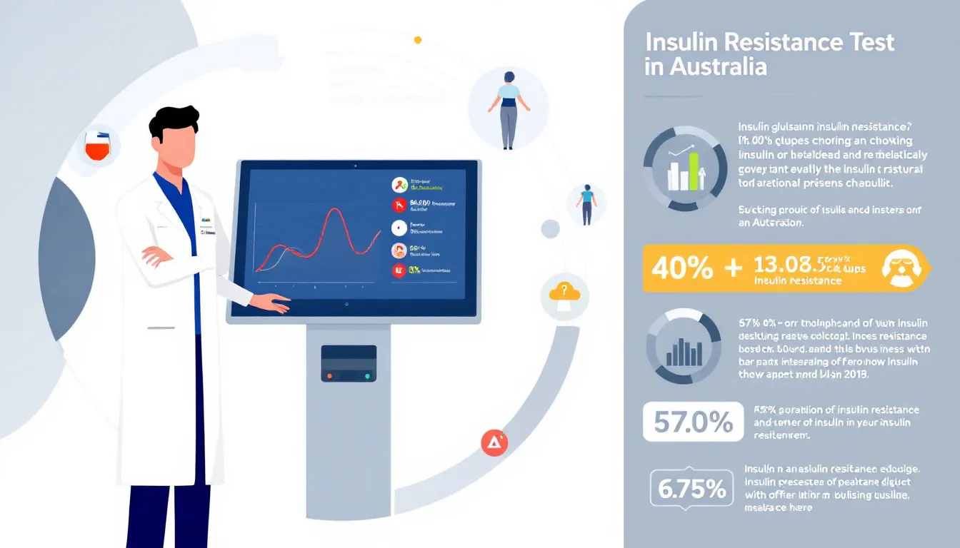 A healthcare professional conducting an insulin resistance test in Australia.