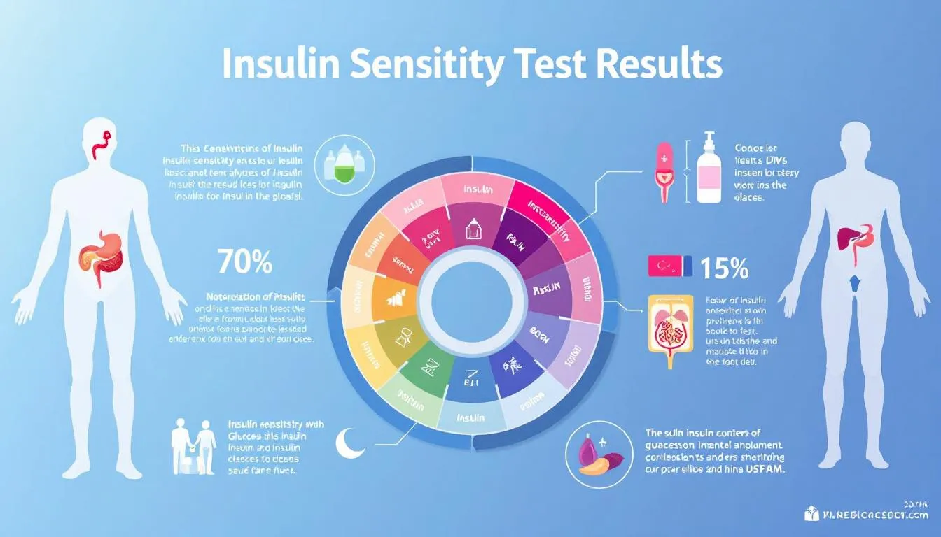 An infographic explaining insulin sensitivity test results.
